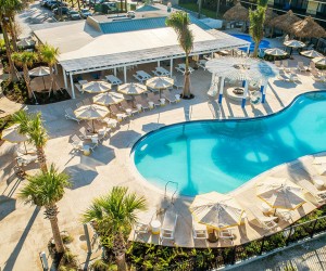 St. Pete Shores Hotel aerial view
