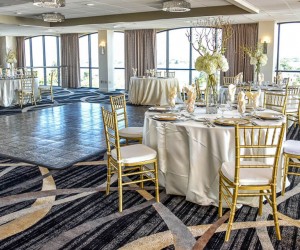 wedding reception at St. Pete Shores Hotel view 1