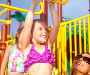 girl on playground