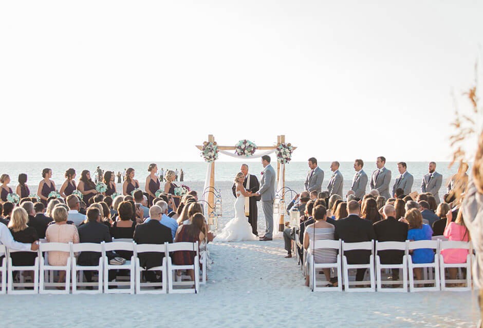 Sirata beach wedding