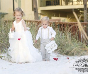 flower girl and ring bearer Sirata