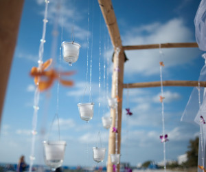 Florida beach wedding details at Sirata Resort