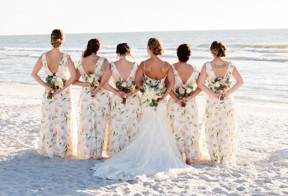Florida beach wedding details at Sirata Resort