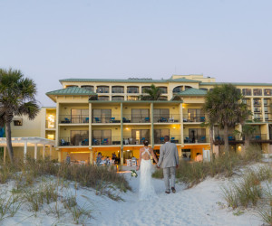 Wedding couple at Sirata Beach Resort in St Pete Beach