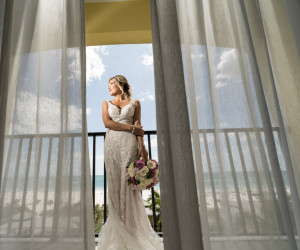 Wedding couple at Sirata Beach Resort in St Pete Beach