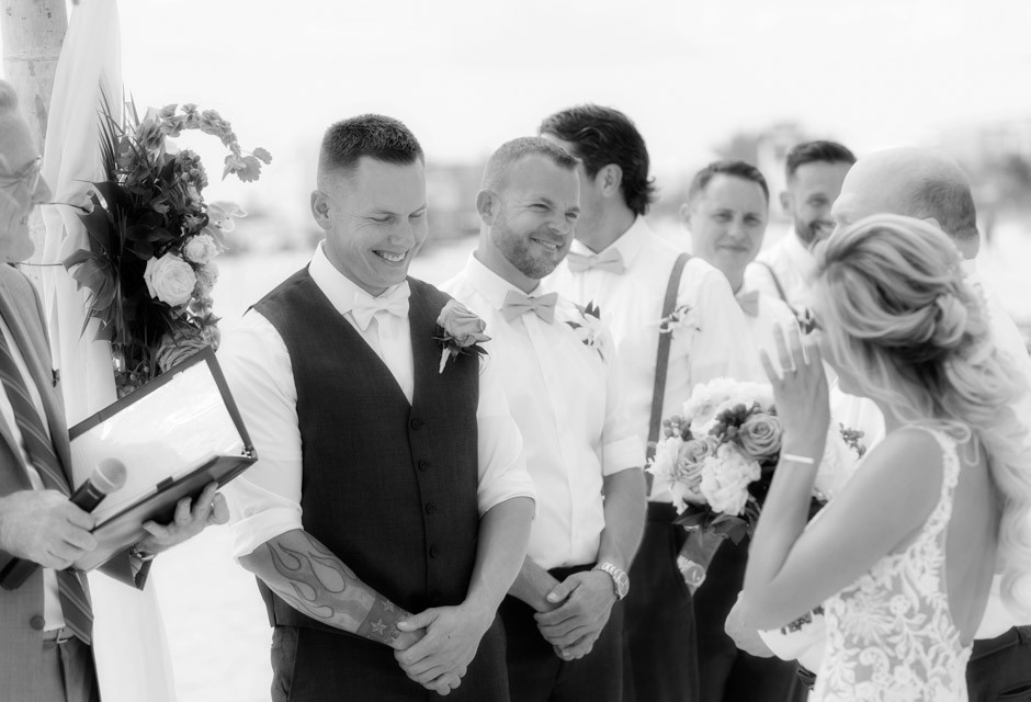 Wedding couple at Sirata Beach Resort in St Pete Beach